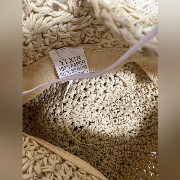 🌱🦢4 FOR $15!🦢🌱 Elegant Cream Sun Hat - Picture 2 of 2